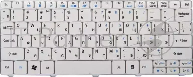 Клавиатура [ ACER Aspire ONE D255/D257/D255E/D260/One 532/ZE6 KB.I100A.047 White