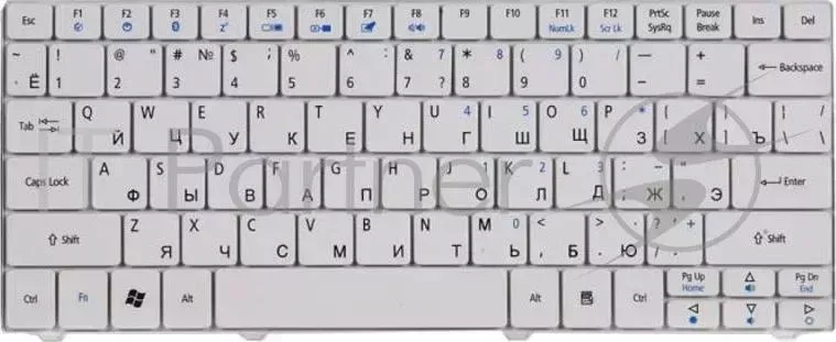Клавиатура [ ACER Aspire One 721, 751, 1410, 1810T, 1830, Ferrari One 9Z.N3C82.20R White