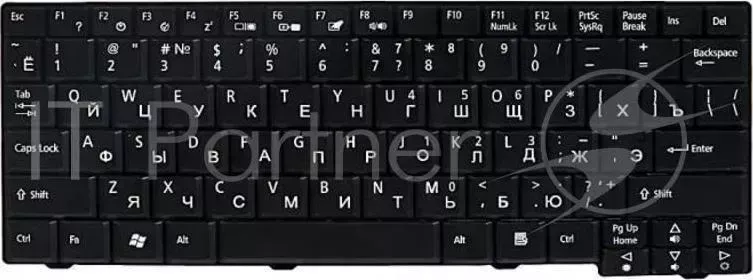 Клавиатура [ ACER Aspire ONE ZG5, ZG8, D250, A110, A150, D150, 250 KB.INT00.523 9J.N9482.E0R