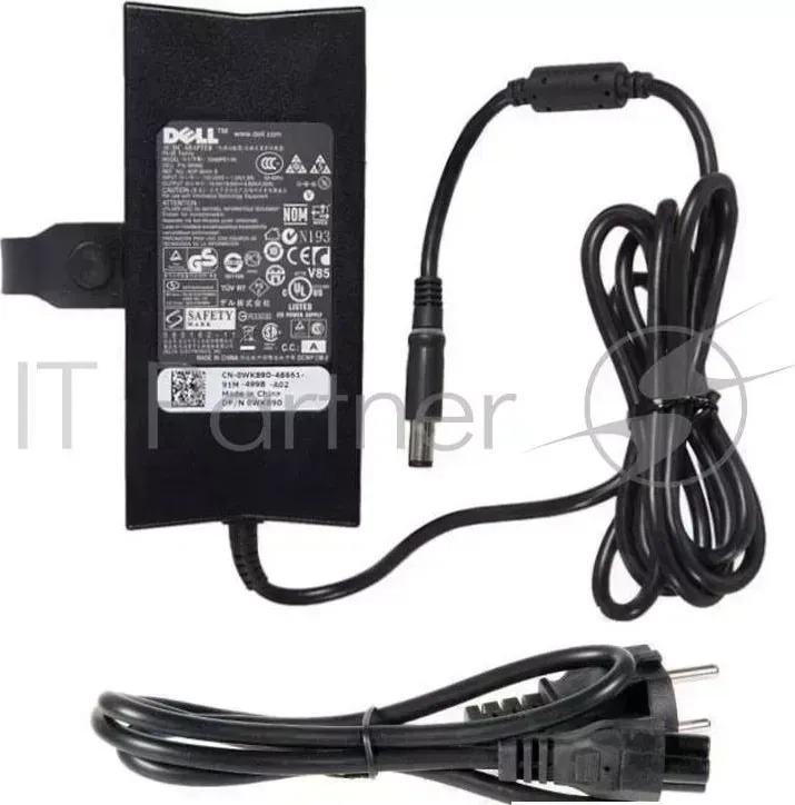 Блок питания для DELL 19.5V, 4.62А, 90W, 7.4 pin slim