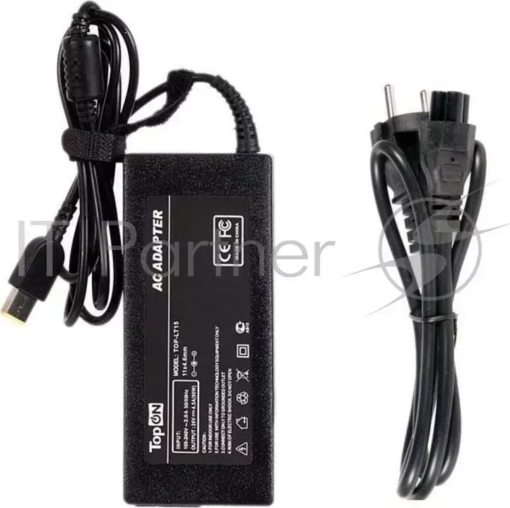 Блок питания Lenovo 20V 4.5A, 90W, прямоугольный с иглой, для G500, G500s, G510, G505s, G700, S210 Touch, ThinkPad X1 Carbon, Yoga Series, Flex 14, F TopON с иглой