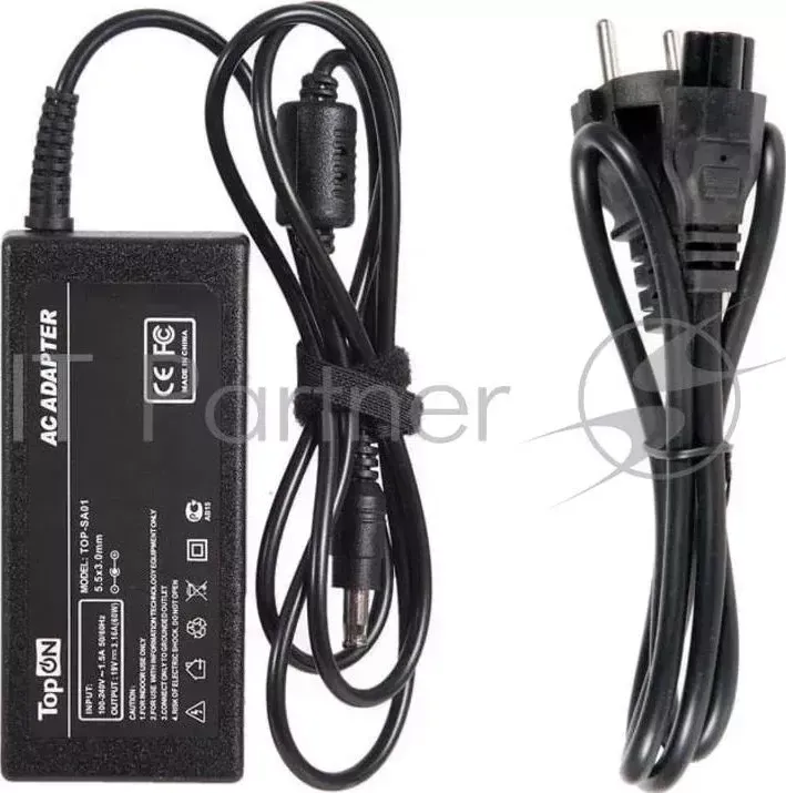 Блок питания для ноутбука SAMSUNG TOP SA01 530U4C, 530U4B, X05, X10, X15, P30, Q30, Q35, Q40, Q45, 19V, 3.16A, 60W
