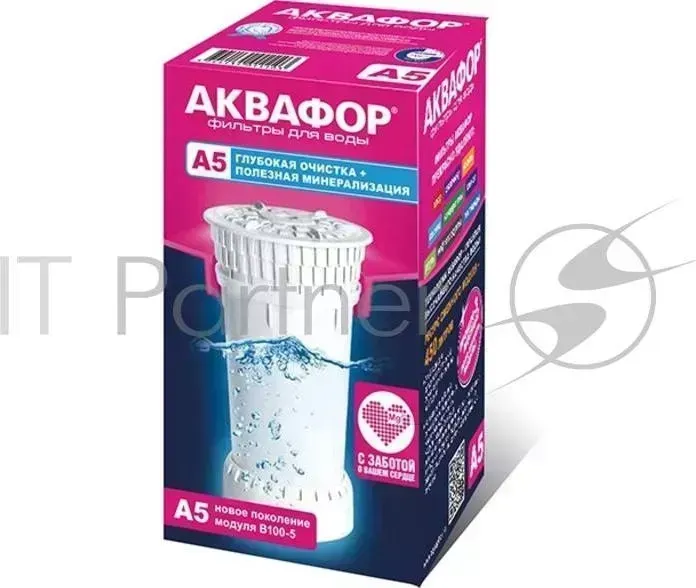 Картридж АКВАФОР A5 для кувшинов ресурс:450л упак.:1шт