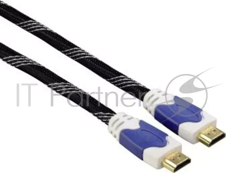 Кабель аудио-видео Hama H-11910 HDMI (m)/HDMI (m) 1.5м. Позолоченные контакты черный (00011910) HAMA H 11910 1.4 m m 1.5 м нейлоновая оплетка