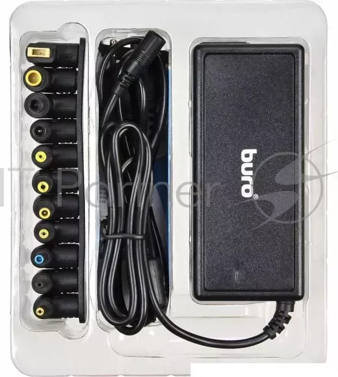 Блок питания Buro BUM-1287M90 автоматический 90W 12V-20V 11-connectors от бытовой электросети BURO Адаптер BUM 1287M90, 90Вт, черный