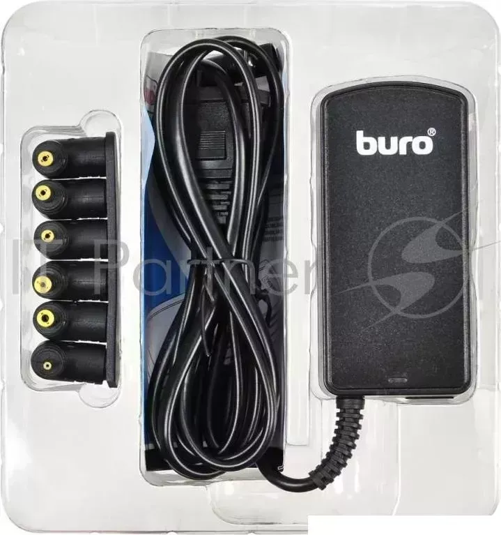 Блок питания Buro BUM-0061A40 автоматический 40W 7.5V-20V 6-connectors 3.2A 1xUSB 1A от бытовой электросети LED индикатор BURO Адаптер BUM 0061A40