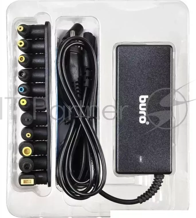 Блок питания Buro BUM-0054B65 автоматический 65W 12V-20V 11-connectors 4A от бытовой электросети LED индикатор BURO Адаптер BUM 0054B65