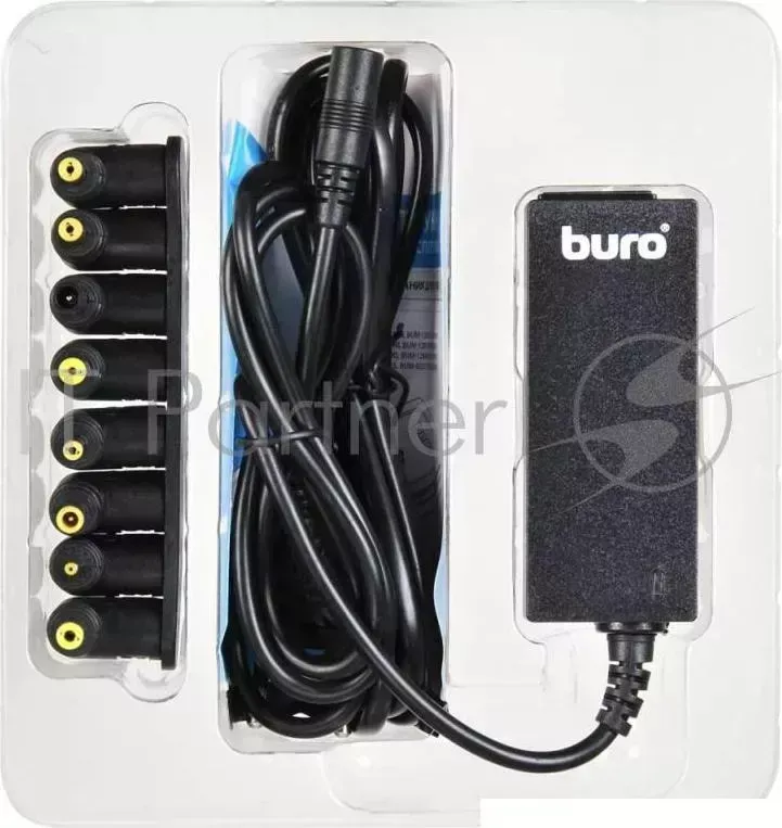 Блок питания Buro BUM-0036S40 автоматический 40W 9.5V-20V 8-connectors от бытовой электросети LED индикатор