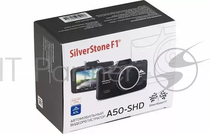 Видеорегистратор Silverstone F1 A50-SHD черный 5Mpix 1080x2560 1080p 178гр. Ambarella A7LA70 SILVERSTONE F1 F1