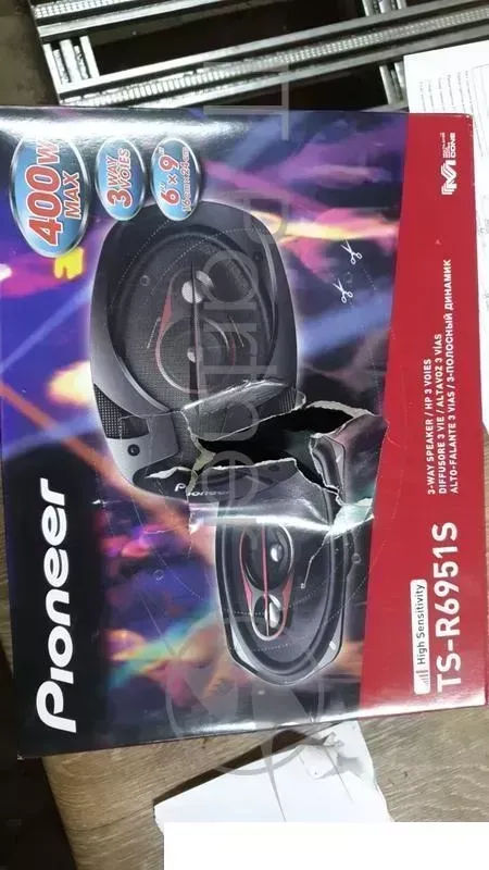 Автоакустика PIONEER (Поврежденная упаковка) TS-R6951S 400Вт 4Ом 15x23см (6x9дюйм) (ком.:2кол.) коаксиальные трехполосные