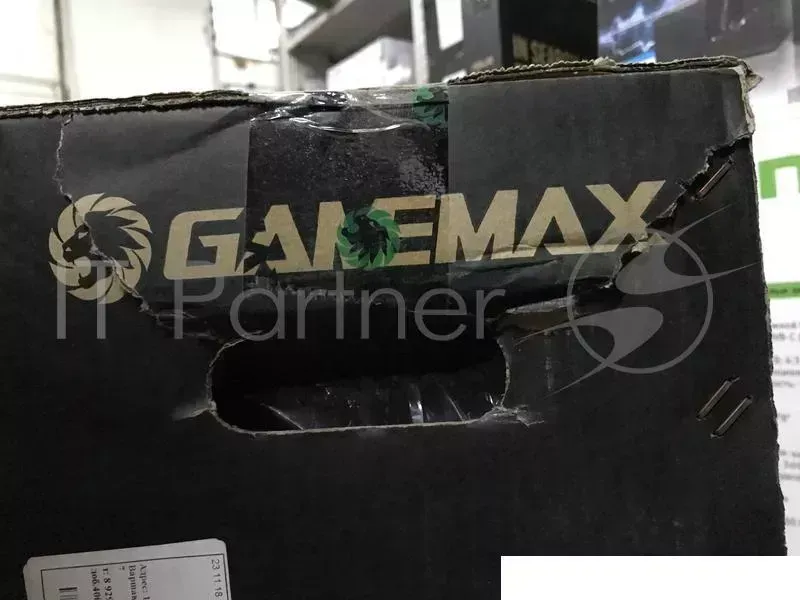 Компьютерный корпус GAMEMAX (Поврежденная упаковка) GameMax [H605 EXPEDITION Black] без БП (Midi Tower, ATX, Black) (со стеклом)