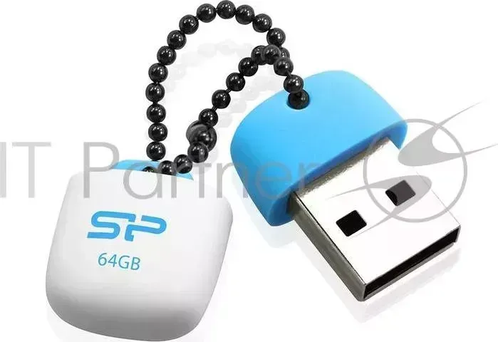 Флеш накопитель 8GB SILICON POWER Touch T07, USB 2.0, Голубой