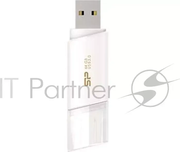 Флеш накопитель 64Gb SILICON POWER Blaze B06, USB 3.0, Белый