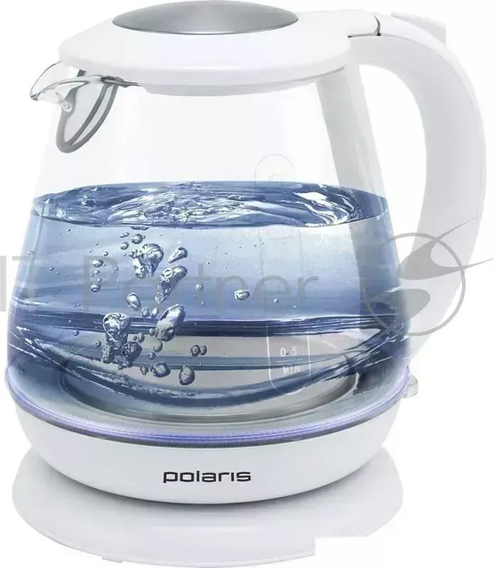 Чайник электрический POLARIS PWK 1859CGL 1.8л. 2200Вт белый корпус: стекло