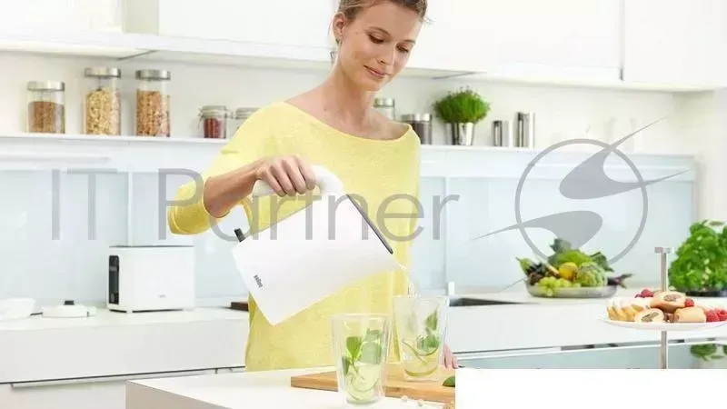 Чайник электрический BRAUN WK3100 1.7л. 2200Вт белый корпус: пластик
