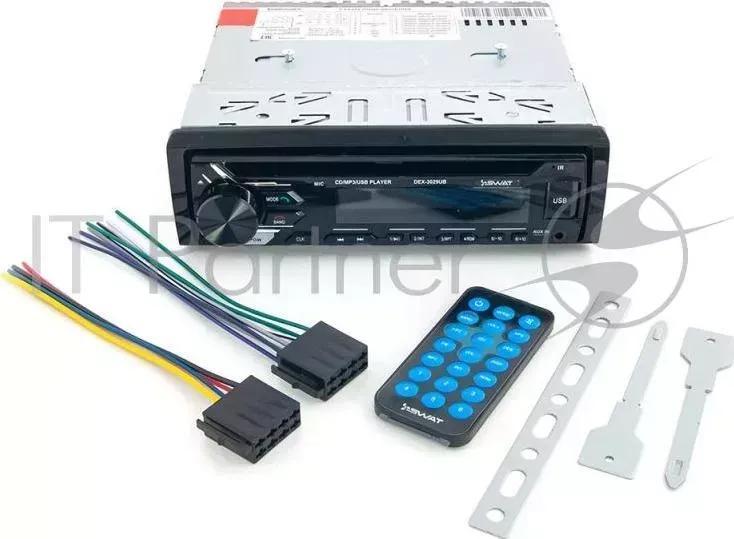 Автомагнитола CD Swat DEX-3029UB 1DIN 4x50Вт SWAT CD