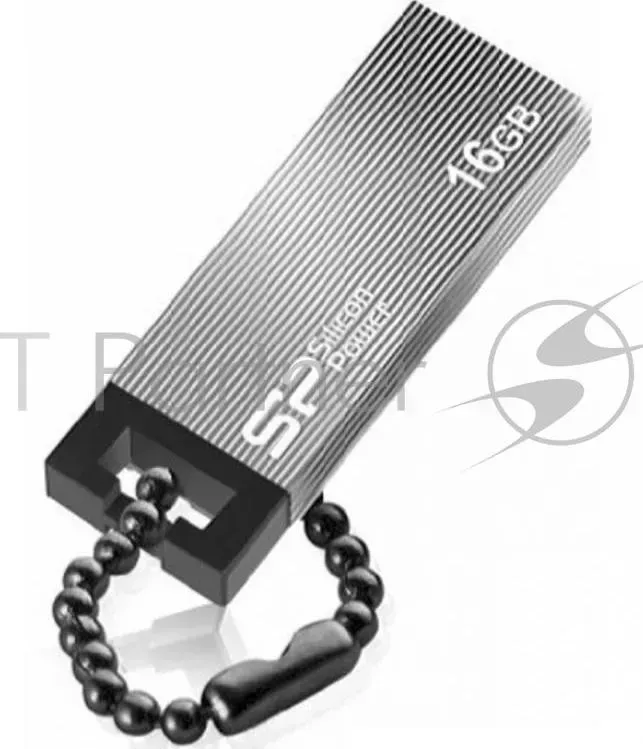 Флеш Диск SILICON POWER 16Gb Touch 835 SP016GBUF2835V1T USB2.0 серый