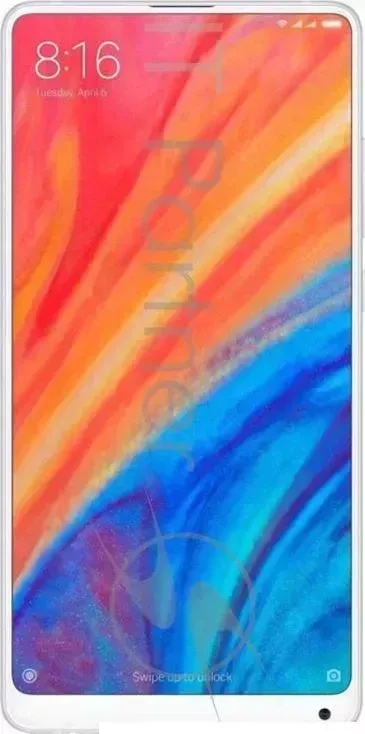 Смартфон XIAOMI Mi MIX2S 64Gb 6Gb белый моноблок 3G 4G 2Sim 5.99" 1080x2160 Android 8.0 12Mpix 802.11 a/b/g/n/ac BT GPS GSM900/1800 GSM1900 MP3