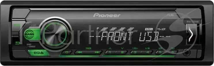 Автомагнитола PIONEER MVH S110UBG 2019 Цифровой медиа ресивер 4x50Вт MOSFET, цифровой медиаресивер с RDS тюнером, USB, Aux входом и поддержкой аудиофайлов FLAC, совместимы