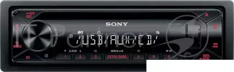 Автомагнитола CD SONY CD CDX-G1300U 1DIN 4x55Вт