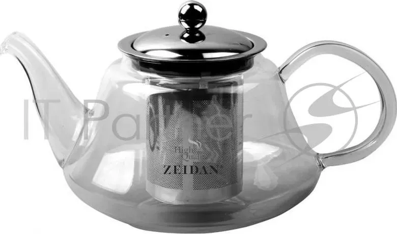 Чайник заварочный ZEIDAN Z 4061 об.800мл., корпус из термостойкого боросиликатного стекла
