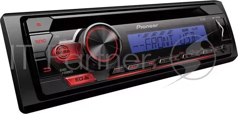 Автомагнитола PIONEER DEH S110UBB 2019 4x50Вт MOSFET, CD ресивер с RDS тюнером, USB, Aux входом и поддержкой аудиофайлов FLAC, форматы WMA, MP3 и WAV. USB порт тюнера можн