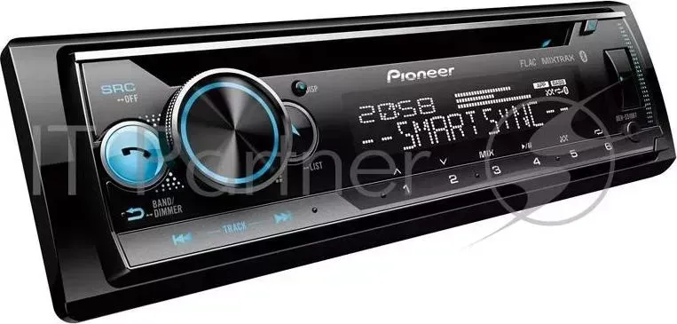 Автомагнитола PIONEER MVH S510BT 2019 4x50Вт MOSFET, MP3/USB . Поддержка Android, Поддержка iPhone, 2 x Bluetooth, Smart Sync, FLAC 96 кГц/24 бит , Встроенный з