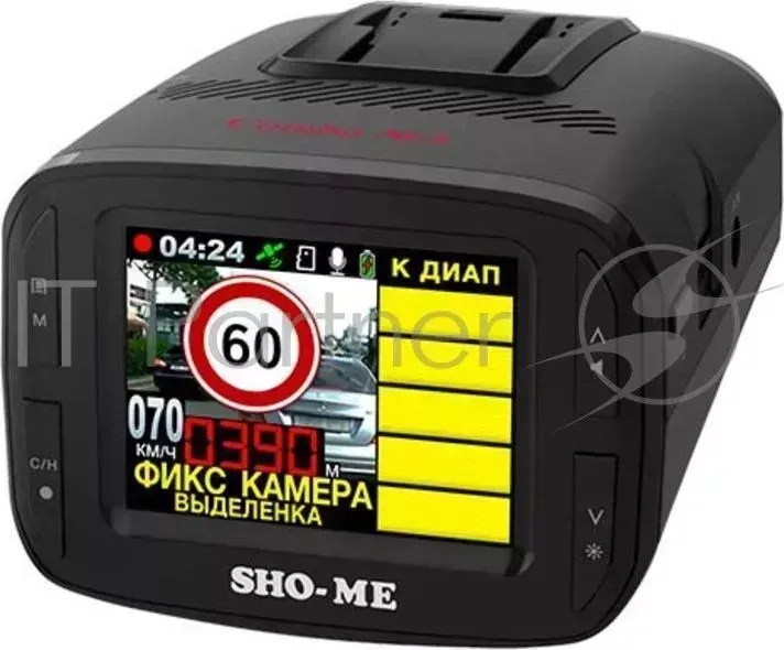 Радар-детектор Sho-Me Combo №3 iCatch Видеорегистратор GPS приемник G-сенсор