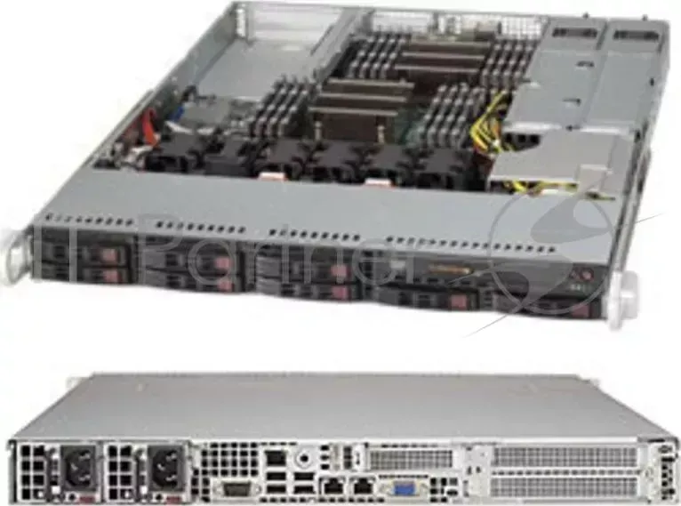 Корпус SuperMicro CSE-113AC2-R706WB2 8x2.5" 12Gb/s 2x750W