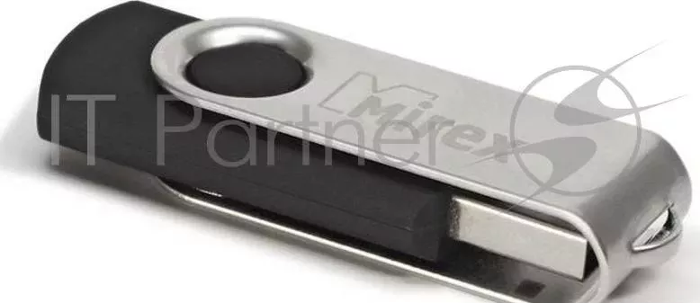 Флеш накопитель 16GB MIREX Swivel, USB 2.0, Черный