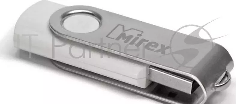 Флеш накопитель 16GB MIREX Swivel, USB 2.0, Белый