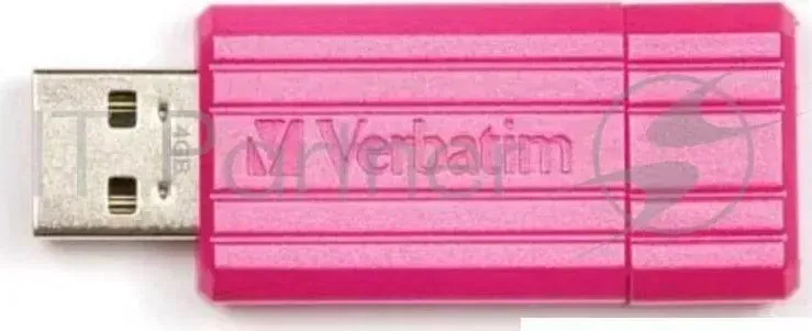 Флеш Диск VERBATIM 16Gb PinStripe 49067 USB2.0 розовый