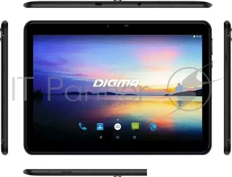 Планшет DIGMA Plane 1573N 4G MTK8735 1.3 4C/RAM1Gb/ROM16Gb 10.1" IPS 1280x800/3G/4G/Android 7.0/черный/2Mpix/0.3Mpix/BT/GPS/WiFi/Touch/microSD 64Gb/minUSB/5000mA