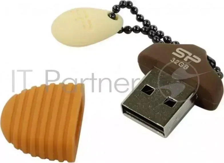 Флеш Диск SILICON POWER 32Gb Touch T30 SP032GBUF2T30V1E USB2.0 коричневый