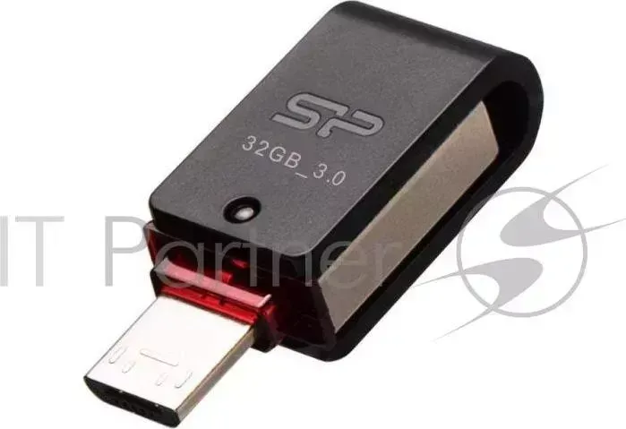 Флеш Диск SILICON POWER 32Gb X31 SP032GBUF3X31V1K USB3.0 серебристый