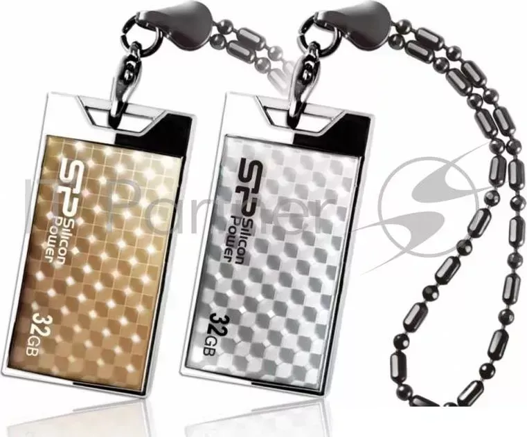 Флеш Диск SILICON POWER 32Gb Touch 851 SP032GBUF2851V1G USB2.0 золотистый