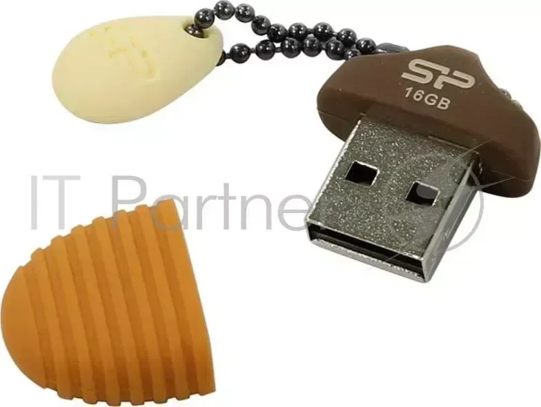 Флеш Диск SILICON POWER 16Gb Touch T30 SP016GBUF2T30V1E USB2.0 коричневый