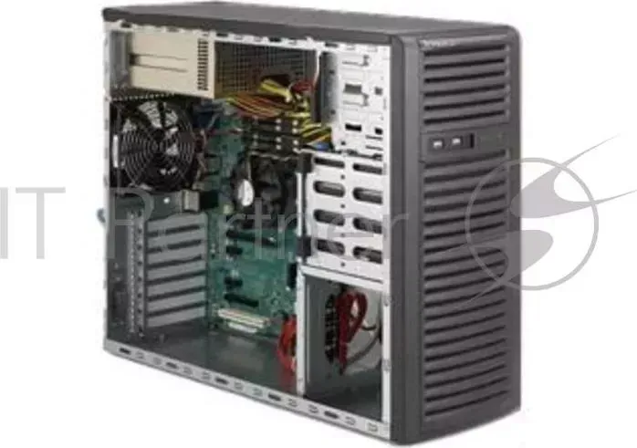 Корпус Supermicro CSE 732I R500B, Mid Tower, Fixed HD SATA/SAS/IDE, Redundant 500W Black