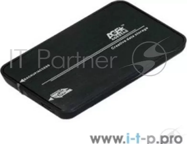 Внешний корпус для HDD AGESTAR AgeStar 3UB2A8-6G SATA алюминий черный 2.5"
