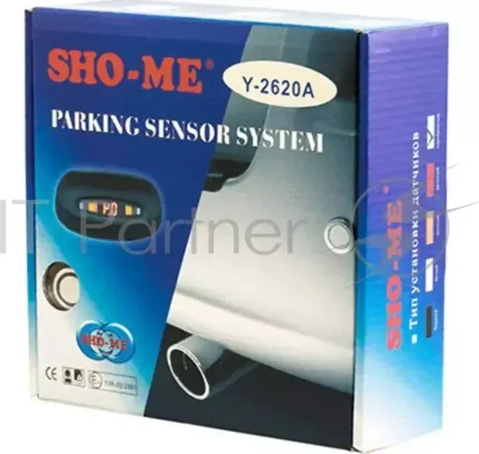 Парковочный Радар Sho-Me Y-2620 4 датчика черный SHO-ME 4