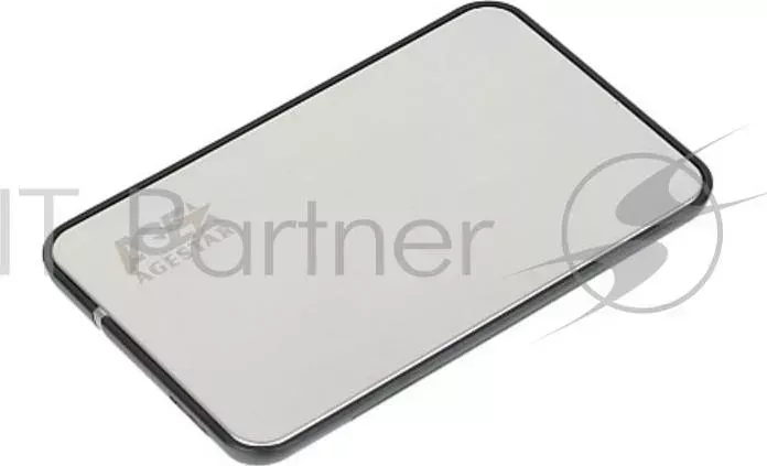 Корпус AGESTAR 3UB2A8 6G SILVER , USB 3.0, сталь алюминий пластик, серебро