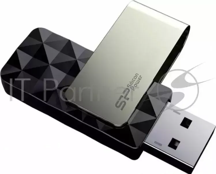 Флеш Диск SILICON POWER 32Gb Blaze B30 SP032GBUF3B30V1K USB3.0 черный/серый