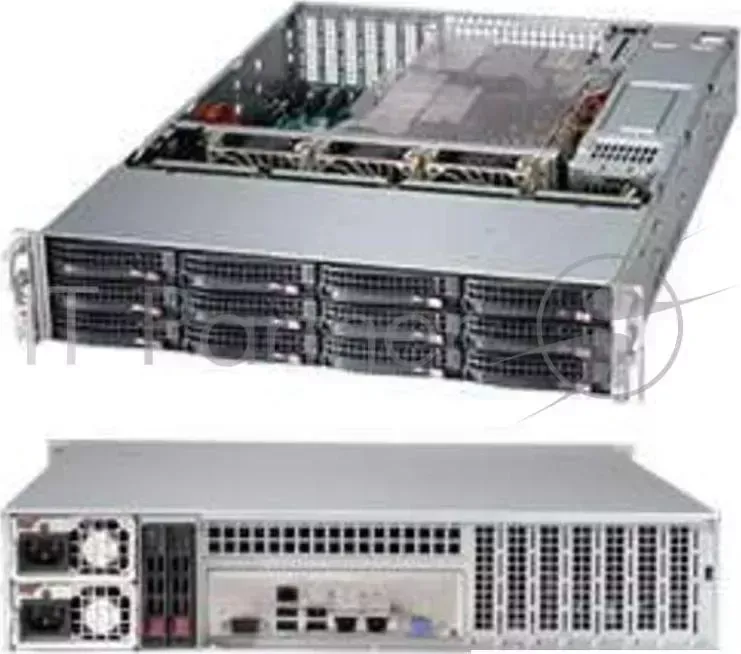 Корпус SuperMicro CSE-826BE1C4-R1K23LPB 1000W черный