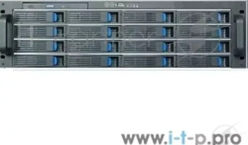 Корпус Procase ES316 SATA3 B 0 3U 16 SATAIII/SAS hotswap HDD, глубина 650мм, MB 12"x13", без Б/П ,черный