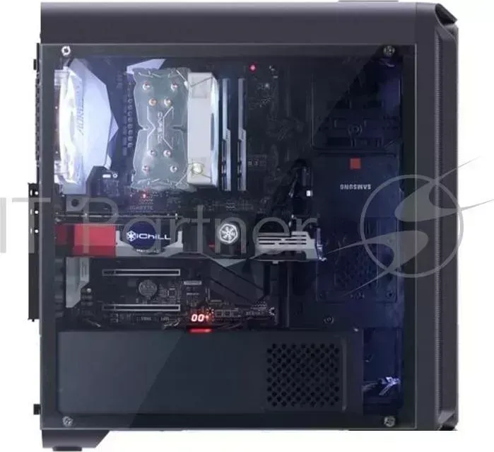 Корпус ZALMAN i3 edge черный без БП ATX 3x120mm 2xUSB2.0 1xUSB3.0 audio bott PSU