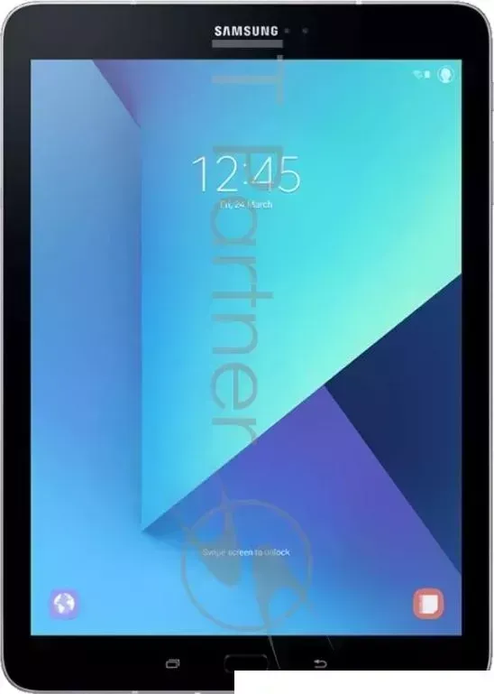Планшет SAMSUNG Galaxy Tab S3 SM T825N Snapdragon 820 2.15 4C/RAM4Gb/ROM32Gb 9.7" Super AMO 2048x1536/3G/4G/Android 7.0/серебристый/13Mpix/5Mpix/BT/GPS/WiFi/Touc