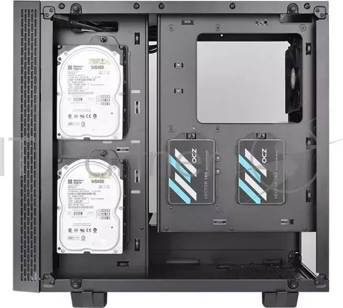Корпус View 21 TG (409843) CA-1I3-00M1WN-00 /Black/Win/SPCC/Tempered Glass*2 Thermaltake 21 TG 409843 CA 1I3 00M1WN 00