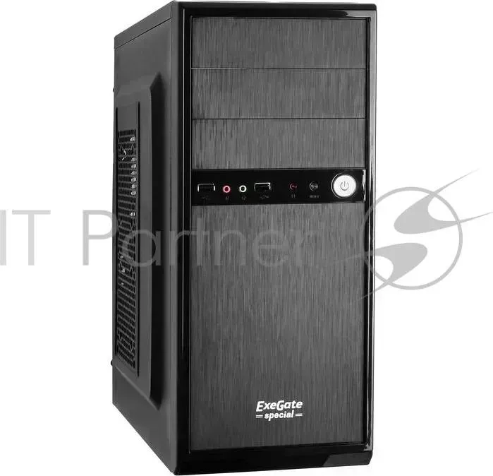 Корпус Exegate EX271508RUS Miditower Special AA-326L Black, ATX, <AA500W, 80mm> 2*USB, Audio