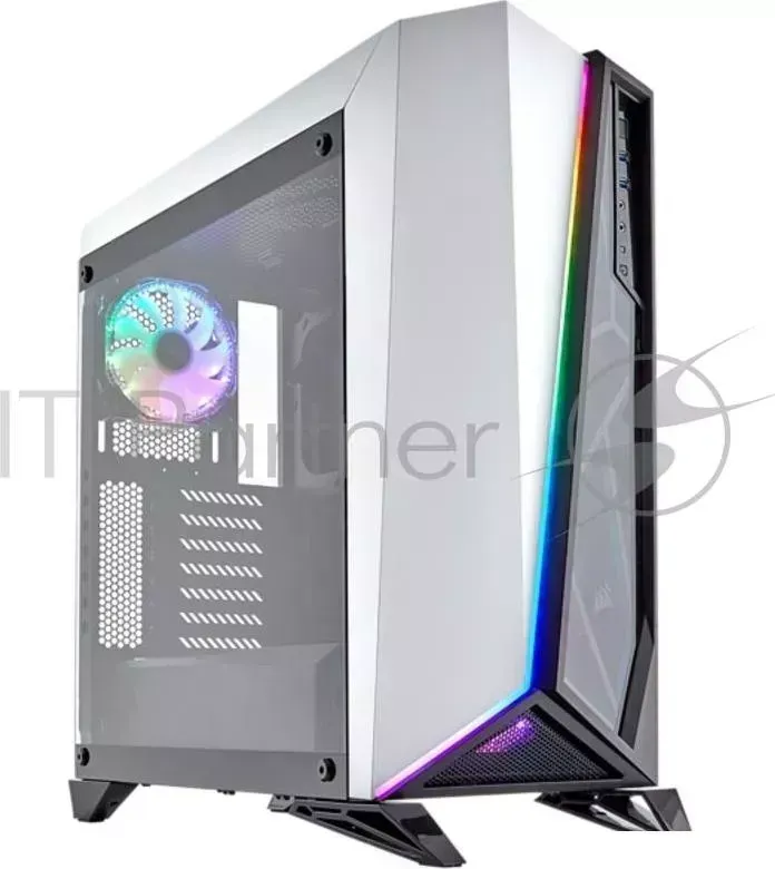 Корпус Carbid SPEC-OMEGA RGB CC-9011141-WW Mid-tower Tempered Glass Gaming case white CORSAIR SPEC OMEGA CC 9011141 WW Mid tower