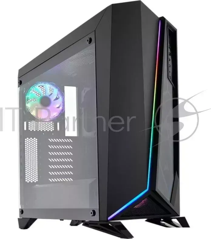 Корпус Carbid SPEC-OMEGA RGB CC-9011140-WW Mid-tower Tempered Glass Gaming case black CORSAIR SPEC OMEGA CC 9011140 WW Mid tower